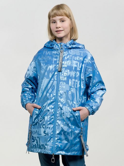 PELICAN, ветровка для девочек, Лазурный  фото 3