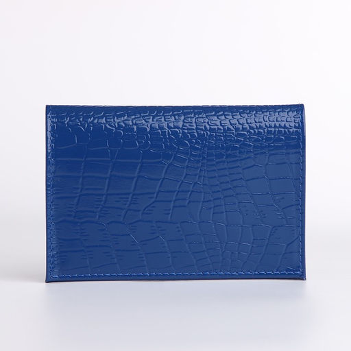 Обложка для паспорта, цвет синий - Simaland фото 2