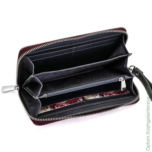 Женский кожаный кошелек на молнии Sergio Valentini СВ 8138-2023  фото 2