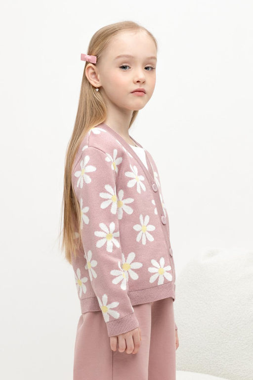 КВ 30150/пудрово-розовый кардиган д/дев яс - Crockid фото 4