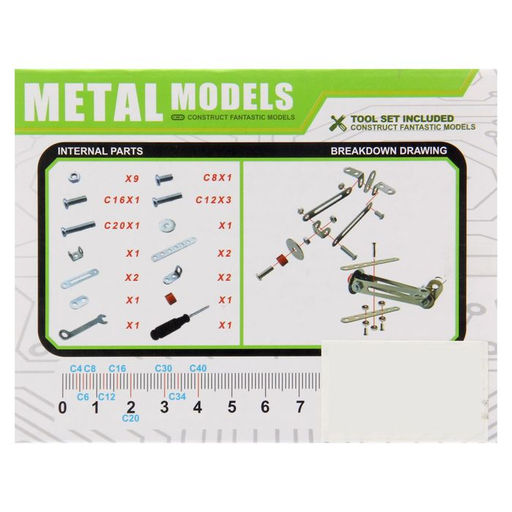 Конструктор металлический Самолётик, 27 деталей - Simaland фото 2