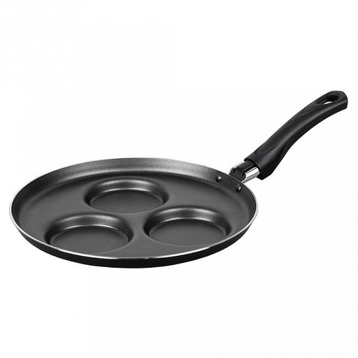 "ХИТ" Сковорода с антипригарным покрытием порционная д24см, h3,2см, s1,8мм Россия)