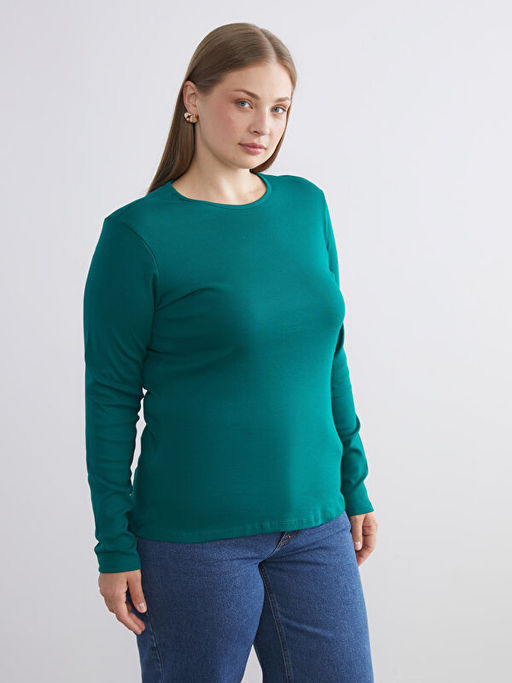 Bisiklet Yaka Kad?n Ti??rt