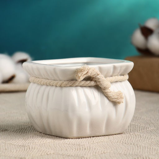 Кашпо «Мешочек Мартин» квадратный, 300 мл, 9×9×7 см