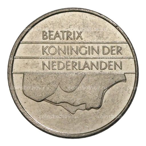 Монета 10 центов 1985 года Нидерланды