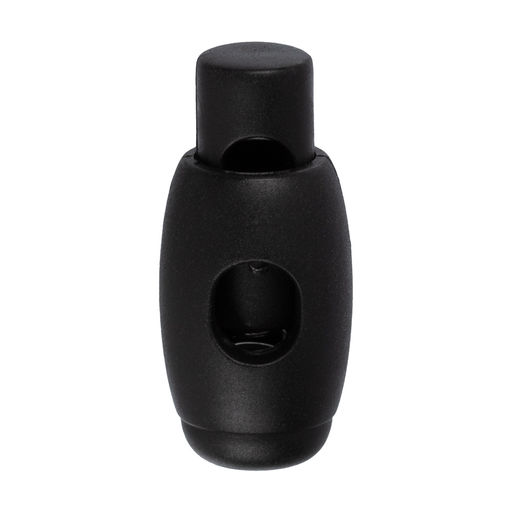 Зажим пластик Micron ST 1122 d 4 мм в пакете 24 шт №01 черный