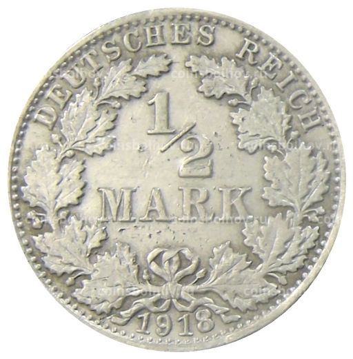 1/2 марки 1918 года G Германия