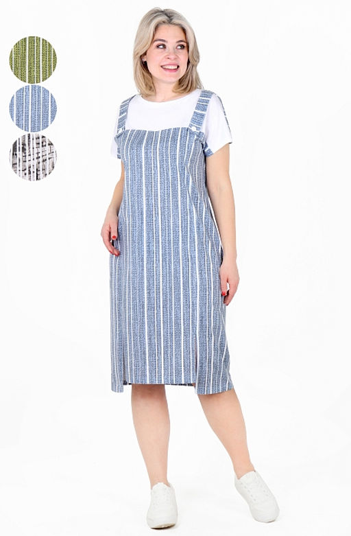 Платье Долли Х-479 (46-62) кулирка. Цвет в ассортименте - Лотос фото 7