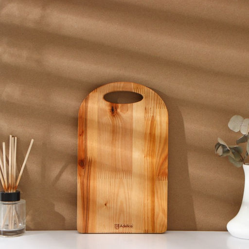 Набор деревянных разделочных досок на подставке Adelica, 3 шт: 38×18, 30×18, 22×18 см, берёза