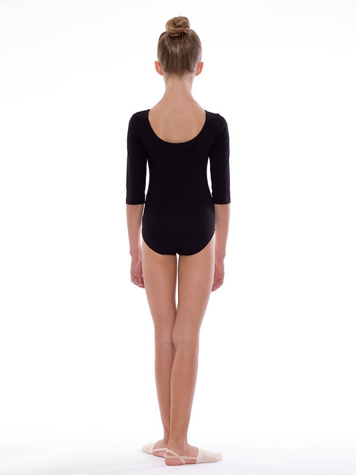 7807-1 Купальник гимнастический из хлопка, рукав 3/4 * - Chersa фото 2
