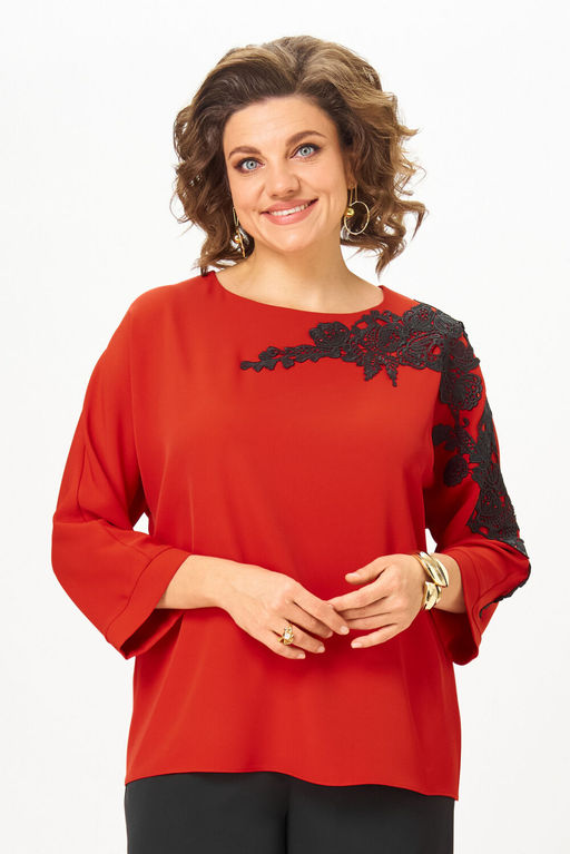 Блуза Rumoda 2277 красный дл. р.