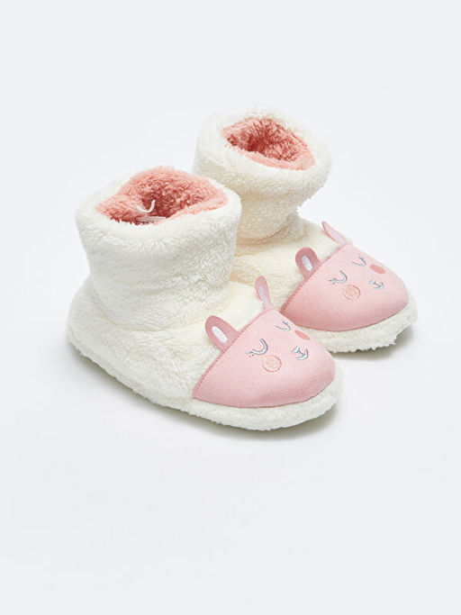 3D Aplike Detayl? Pel?? K?z Bebek Ev Botu