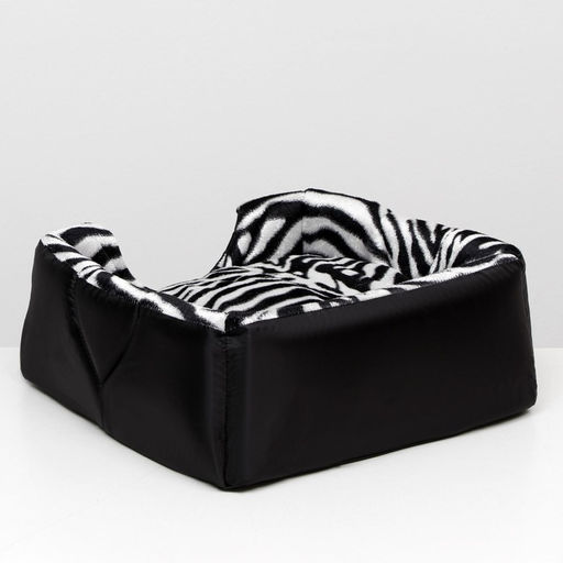 Дом-трансформер квадратный 43 х 43 х 34 см, расцветка зебра - Пижон фото 7