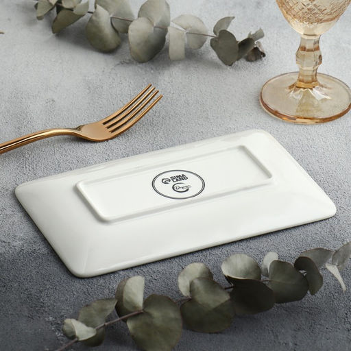 Блюдо керамическое «Орнамент», 20.5×12.5×1.8 см