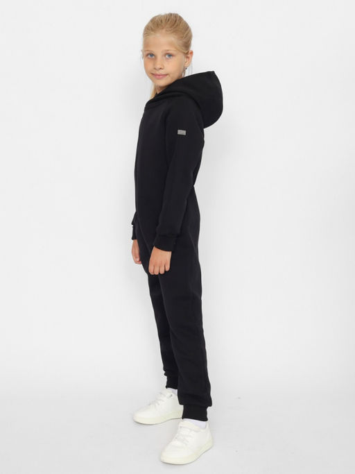 CRB wear/CWJG 90224-22 Комбинезон для девочки,черный/Ex.Cherubino  фото 3