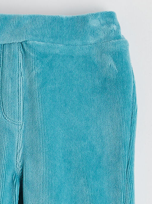 Beli Lastikli Basic K?z ?ocuk Kadife Tayt