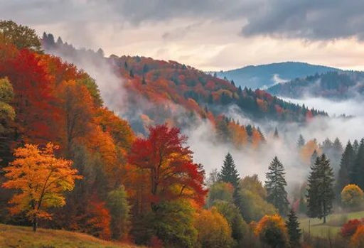 ФРЕЯ Пазл 1500 элемент. СК/Уценка PZL-1500/48 Осенний туман в Шварцвальде фото 2