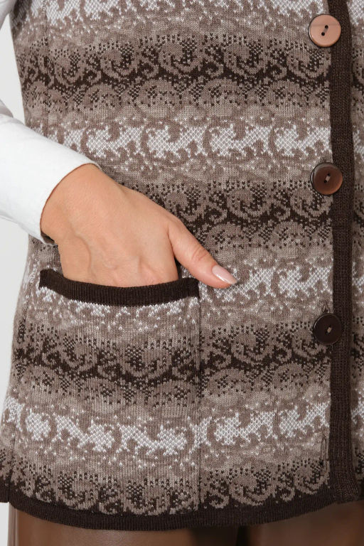 ЗЛАТА Жилет В 2370/бежевый