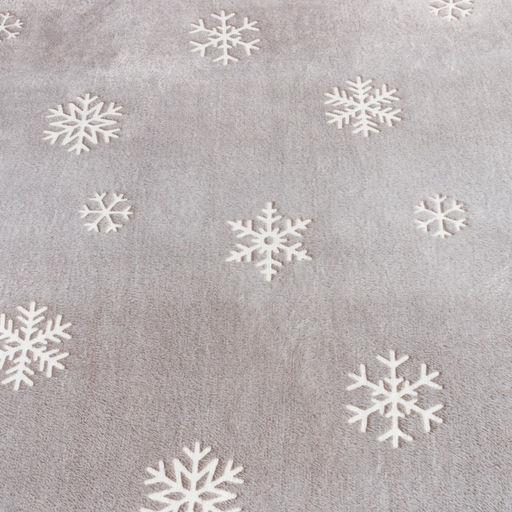 Плед с рукавами светящийся в темноте «Этель. Снежинки», 150×200 см