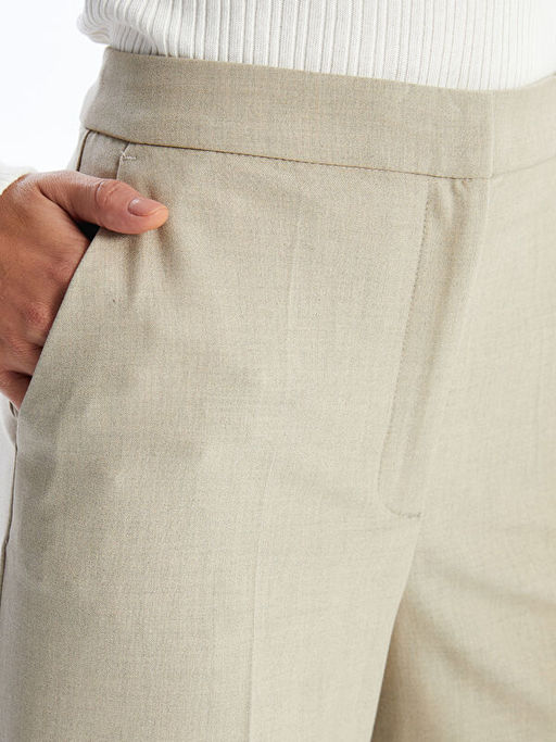 Standart Fit Geni? Pa?a Kad?n Pantolon