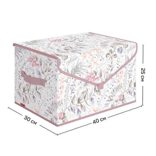 Короб стеллажный с крышкой, большой, 40*30*25 см Valiant  фото 18