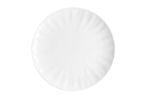 Тарелка закусочная, 20,5 см, фарфор P, белая, Волны, Floral