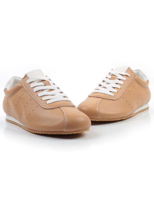 03-908396-5 DK. BEIGE Кеды женские (натуральная кожа)
