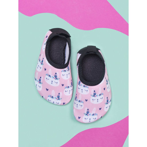 Коралловые тапочки аквашузы детские Зайка - Bearwear фото 2