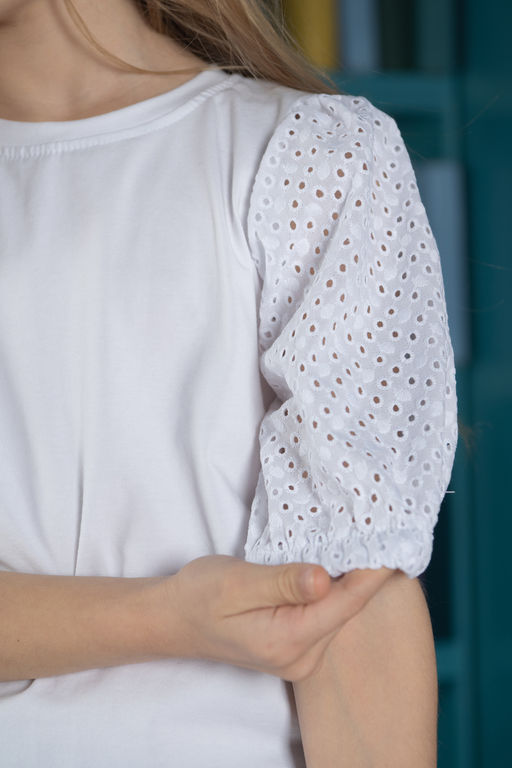 Блузка Ольга короткий рукав