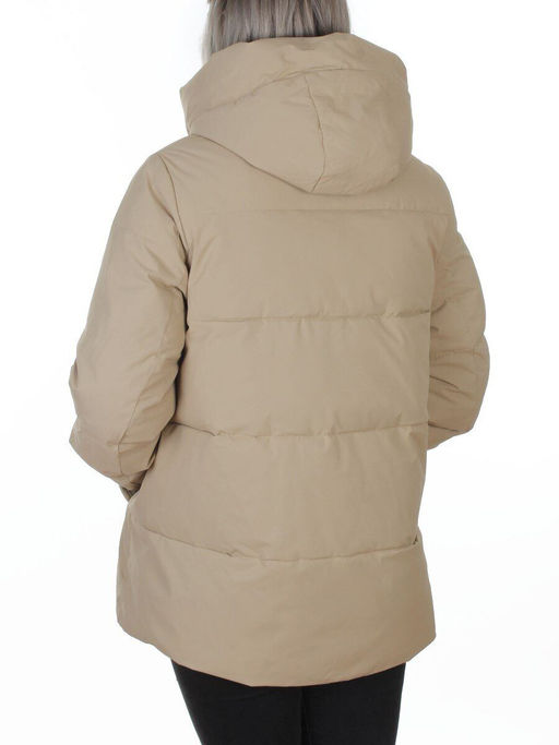 YR-6616 BEIGE Куртка зимняя женская (150 гр. холлофайбер)
