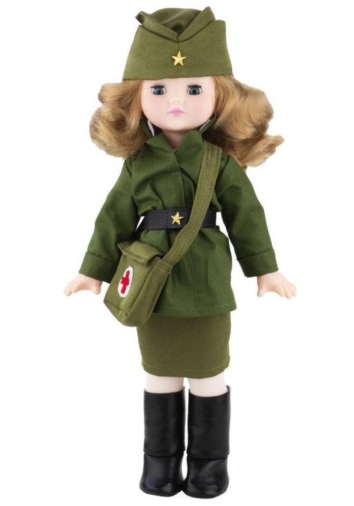 Мир Кукол. Кукла арт.ЛЕН45-64 "Катюша М1" в пакете, озвуч. 45 см