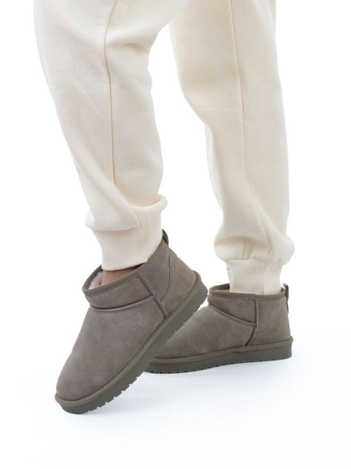 PF8300-6 KHAKI Угги женские (натуральная замша, 100% шерсть)