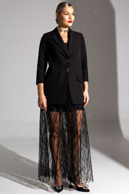 Жакет Мода Юрс 25-2951 черный