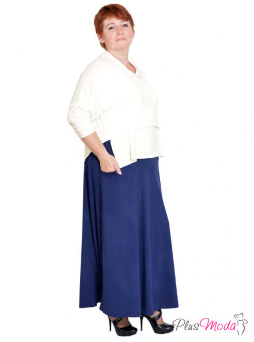 Блуза Модель №100 размеры 50-72 - Plusmoda фото 5