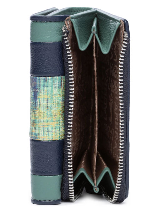 Кошелек Labbra L145-1194R multicolor-d.mint/d.blue