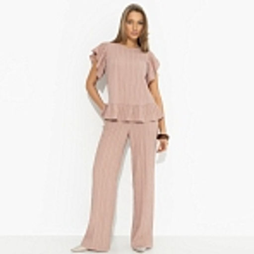 Блуза из жатой ткани, Потому что нужно! (коричневая) - Charutti фото 18