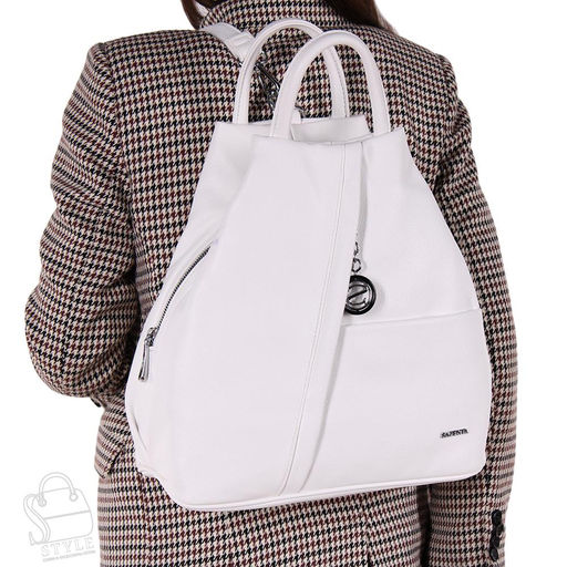Рюкзак женский 575379 white Velina Fabbiano-Safenta/30       в Новосибирске