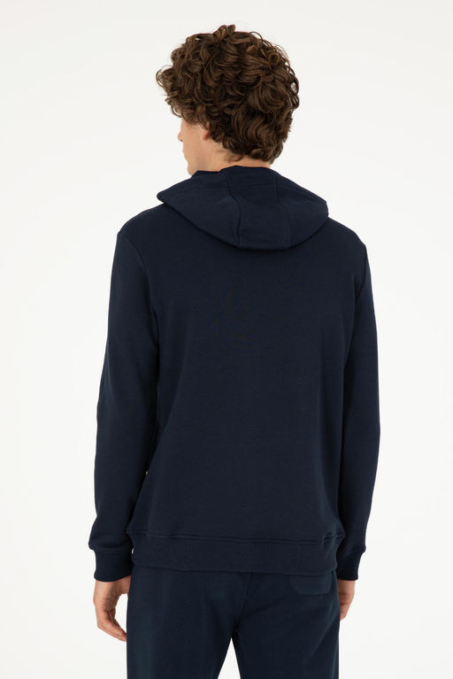 Мужской темно-синий базовый свитшот - U.s. polo assn фото 5