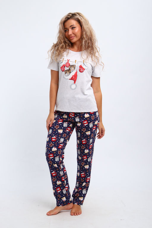 Костюм домашний "Котята новогодние" арт. КД-008-080