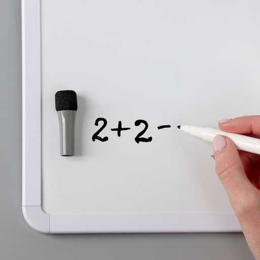 Цена за 12 шт. Маркер на водной основе с магнитом, 2×2×13.5 см, чёрный