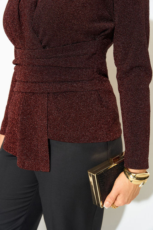 Блуза Liliana 1391н горький шоколад