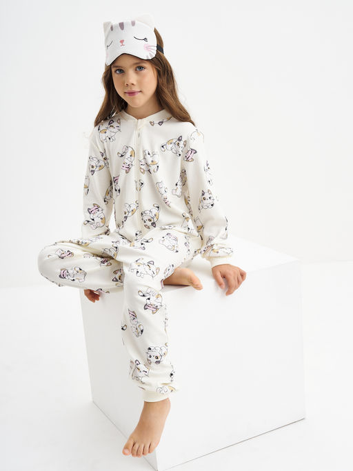 Комбинезон для сна для девочки с принтом - Kogankids фото 19