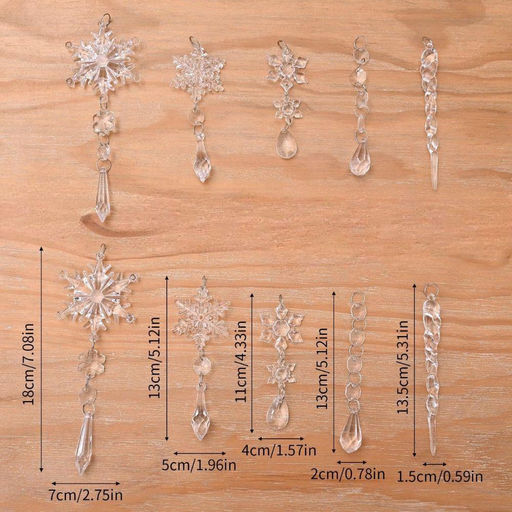 Набор украшений на ёлку 6 подвесок - Family фото 2