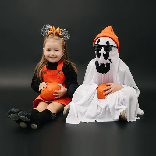 Ободок карнавальный на Хэллоуин «Тыквочка»