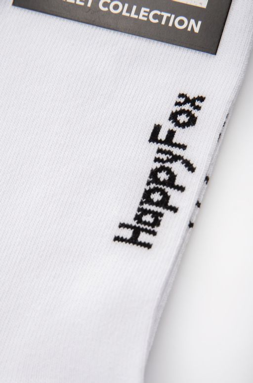 Прикольные носки с надписью Happyfox
