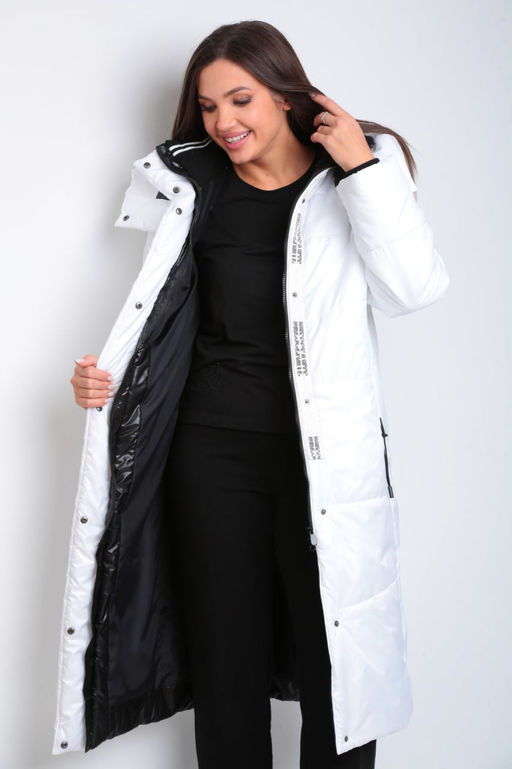 Пальто Diamant 1836 белый фото 3