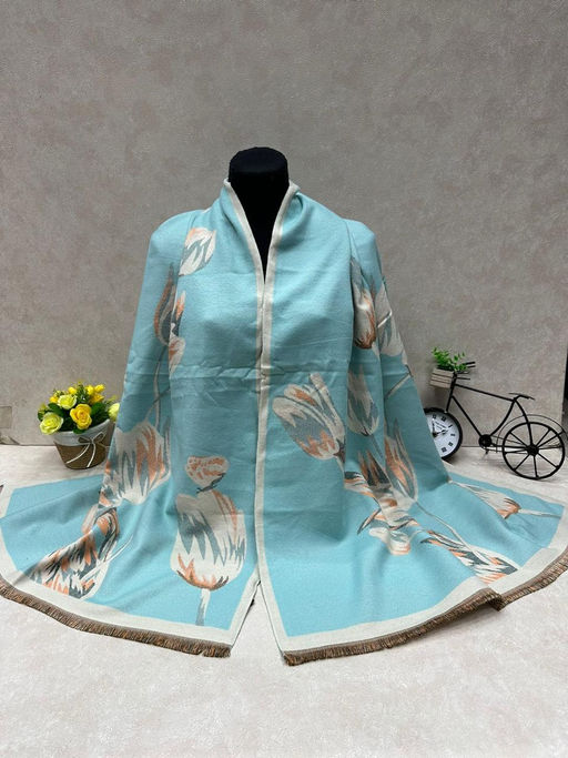 Мягкий палантин из шерсти мультицвет