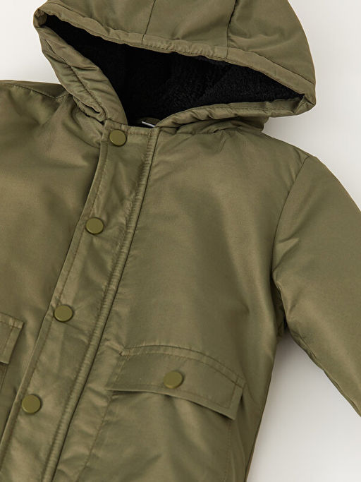 Kap??onlu Uzun Kollu Erkek Bebek Mont - Waikiki фото 3