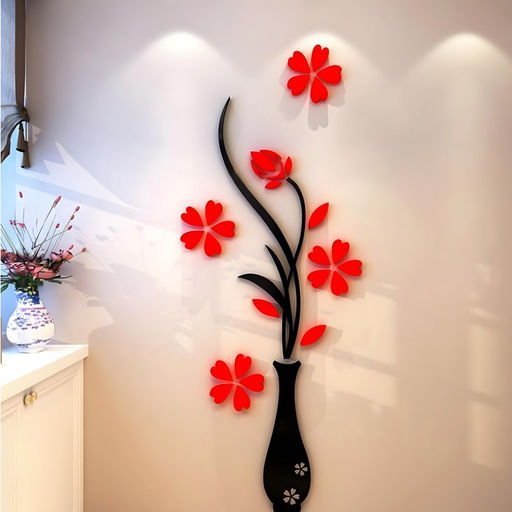 Наклейка интерьерная TAKE IT EASY Цветы, декор на стену, панно 150?58 см  фото 9