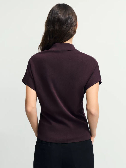 Джемпер поло из вискозы / Zarina  фото 5